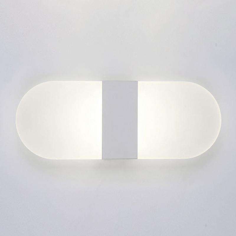 6W Led Light Sliver Acrylic Wall Lamp ​Acrylic lighting Rectangular wall lamp Acrylic wall hanging light Modern Popular Nightlight Factory Price 