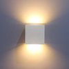 Industrial Style 12W AC85-265V Waterproof IP65 Adjustable Beam Aluminum Outdoor LED Cube Waterproof Wall Light Sconce
