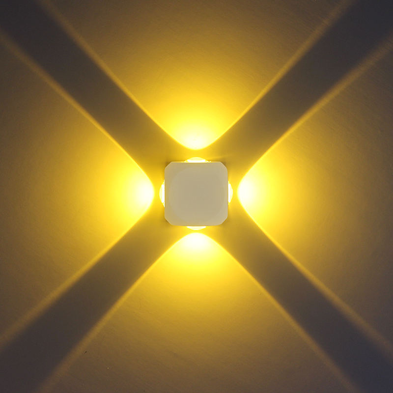 Decorative Art Led Light Fish Rot Wall Lamp And Modern Indoor Nightlight.