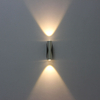 Simple Style 2W 6W LED Wall Sconce AC85-265V Aluminum Delikat Bedside Lighting for Indoor Hotel Stair Aisle Light Fixture