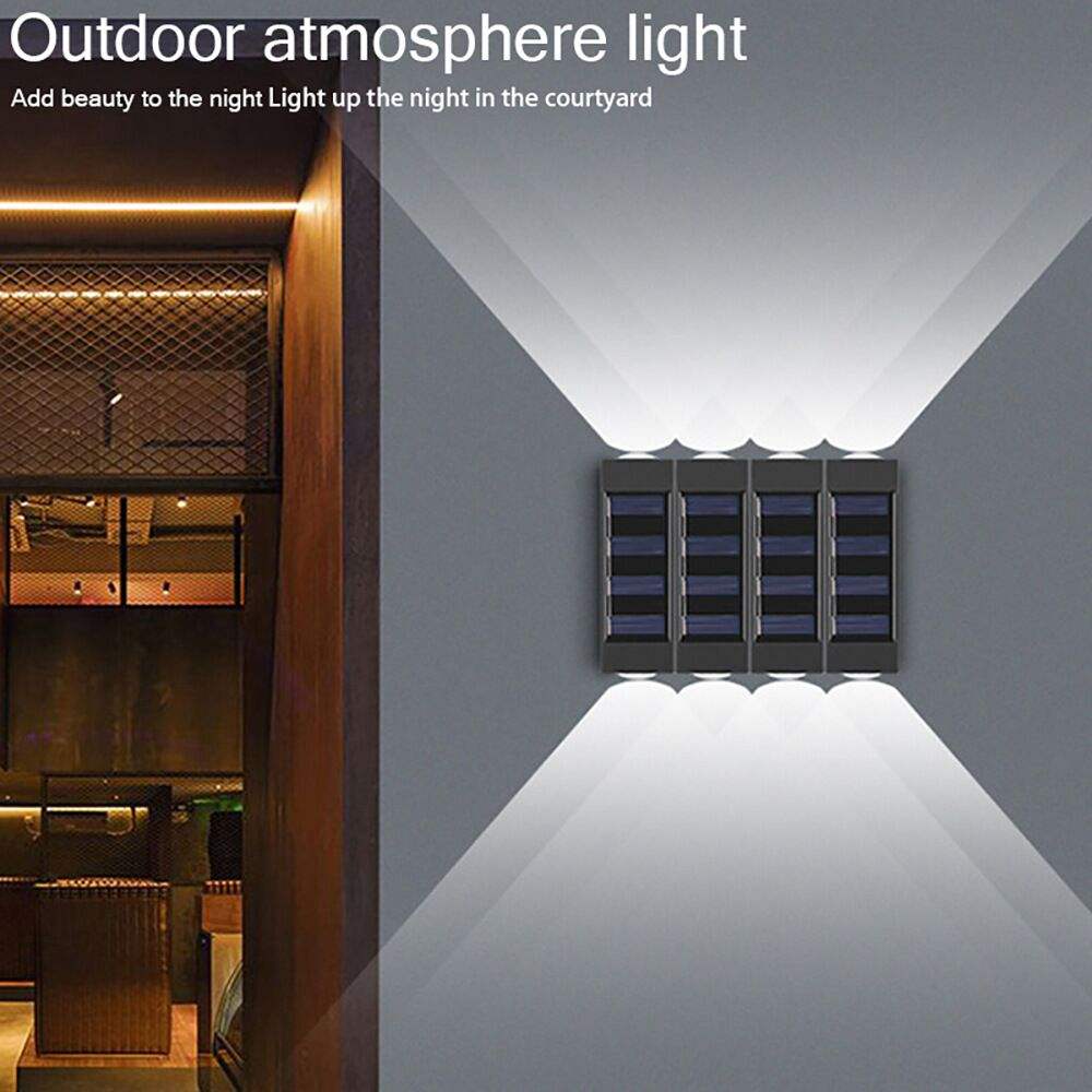 Solar Led Lights Outdoor Wall Lamp Decor Solar Wandlamp Outdoor