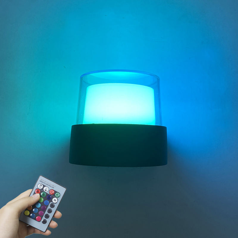 Decorative Led Lamp Acrylic Round Waterproof Wall Lamp And Outdoor Nightlight