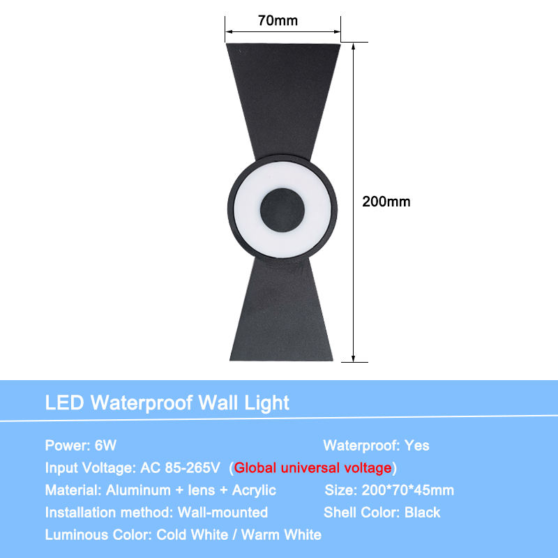 led wall sconce outdoor