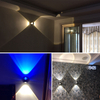 2W Crystal Brilliant Design Bedside Nightlight Living Room Glass LED Sconce Lamp Home Wall Bracket Lamp Up Down Lighting