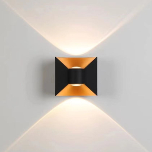 6W Bow Wall Lamp Waterproof LED Wall Light Factory Price Black And White Housing Garden Household Decorative Lights