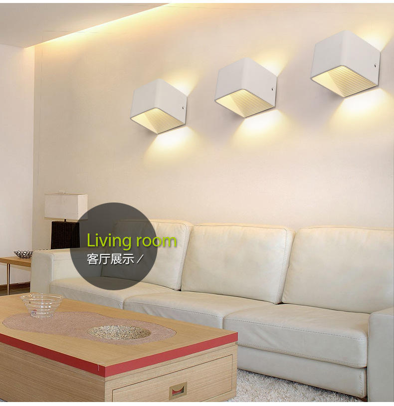 2023 3W 5W LED Wall Lamp Lampada Bedroom Beside Wall Light Home Indoor Decoration Lighting Corridor Aluminum Wall Sconce AC90-260V