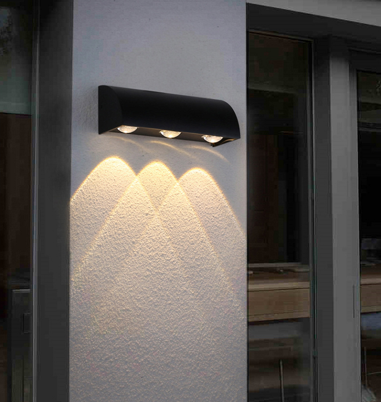3W 6W Led Wall Light IP65 Waterproof Outdoor Led Wand Lamp for Garden Body in Aluminum Wall Sconce Outdoor Wall Mount Led Light