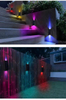 New trapezoidal solar wall lamp upper and lower wall light outdoor waterproof lamp for courtyard garden