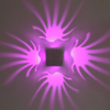 3W Aluminum fancy RGB wall light for art gallery decoration front balcony lamp porch light