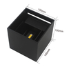 Motion Sensor 12W LED Wall Light Outdoor Waterproof IP65 Porch Garden Wall Lamp Decoration Lighting Dimmable CubeCOB goods