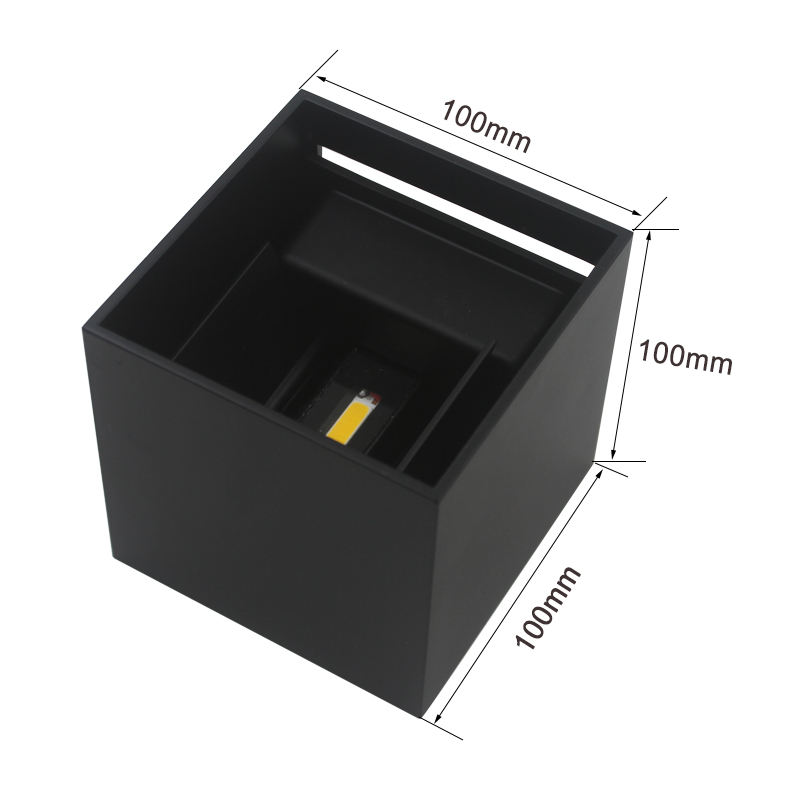 Motion Sensor 12W LED Wall Light Outdoor Waterproof IP65 Porch Garden Wall Lamp Decoration Lighting Dimmable CubeCOB goods