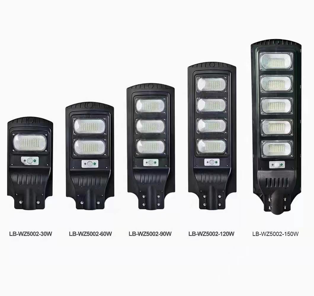 60W 90W 120W bright solar street lamp solar wall lights solar outdoor wall lights energy saving light high quality solar lamp high power street light IP65 outdoor waterproof