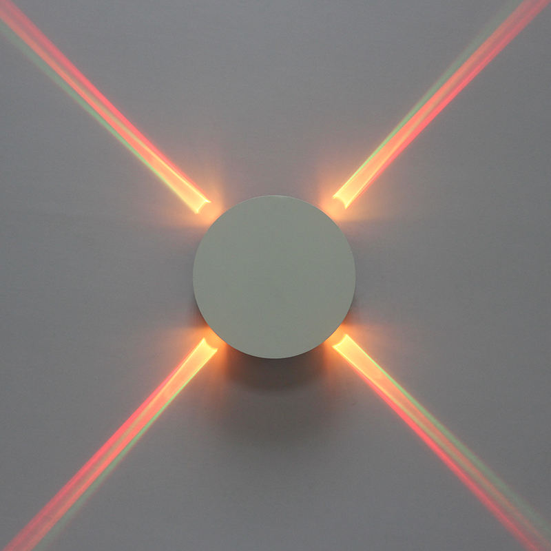 12W LED Indoor Wall Lamp Decoration Light Cross Wall Lamp Warm White/cold White Light Bedroom Living Room TV Wall Lamp Round Sconce