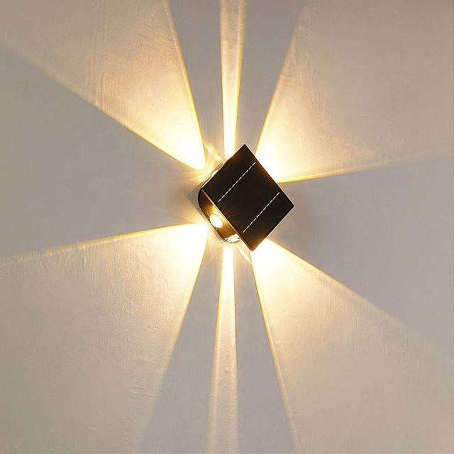 lamp solar outdoor solar lamps solar street lamp IP65 Solar Power Waterproof Outdoor Garden wall mounted solar lights