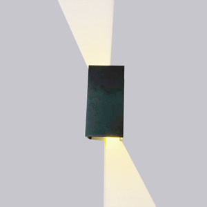 12W 20CM Black and White Cube waterproof LED wall lamp ip65 Wall Light square Porch Garden Up and Down