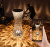 Tiktok Rose Crystal Acrylic Desk Lamp Rechargeable Small Night Light Table Lamp Touch Control Color-changing Changeable Desk Lamp