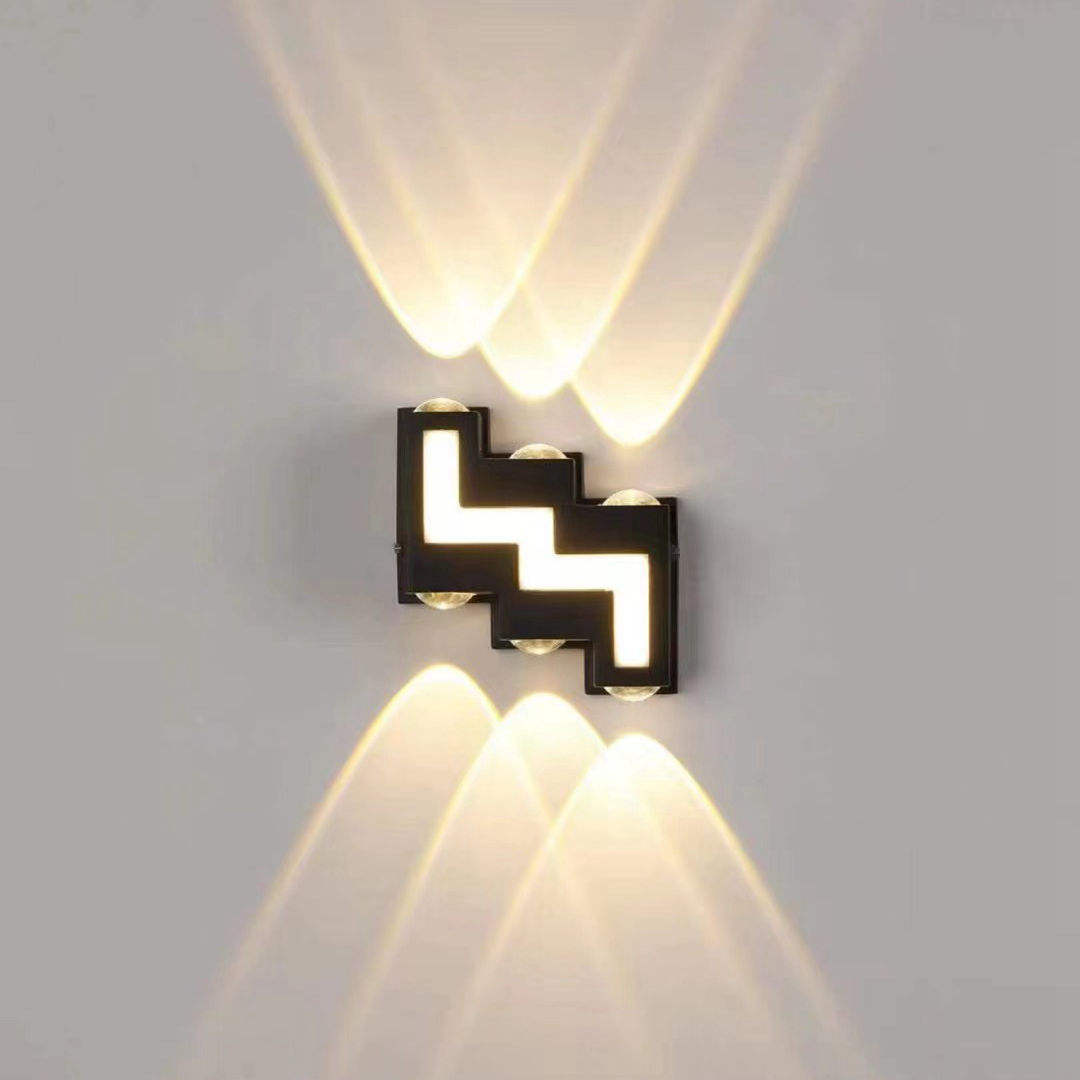 Waterproof AC85-265V Wall Mounted LED Wall Light Modern Nordic Indoor Wall Lamps Living Room Porch Outdoor