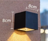 Solar Wall Outdoor Garden Home Wall Lamp Waterproof Up and Down Lighting Lamp Villa Decorative Garden Wall Lamp