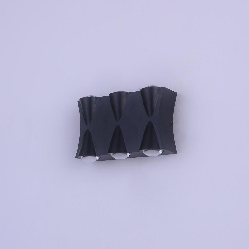 6W Led Wall Light Waterproof IP65 Outdoor Lamp Indoor White Black Golden Wall Lamp Up And Down Wall Light Modern LED Light