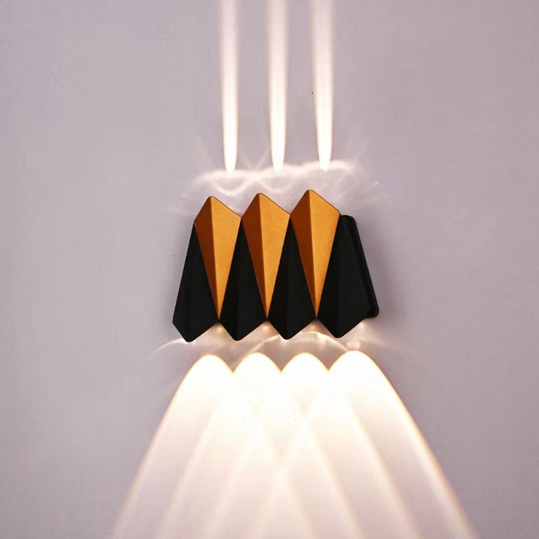 Nordic Style Luminary Waterproof Garden 12W LED Wandlamp Brace Wall Night Light Decorate for Outdoor Lighting Sofa Background