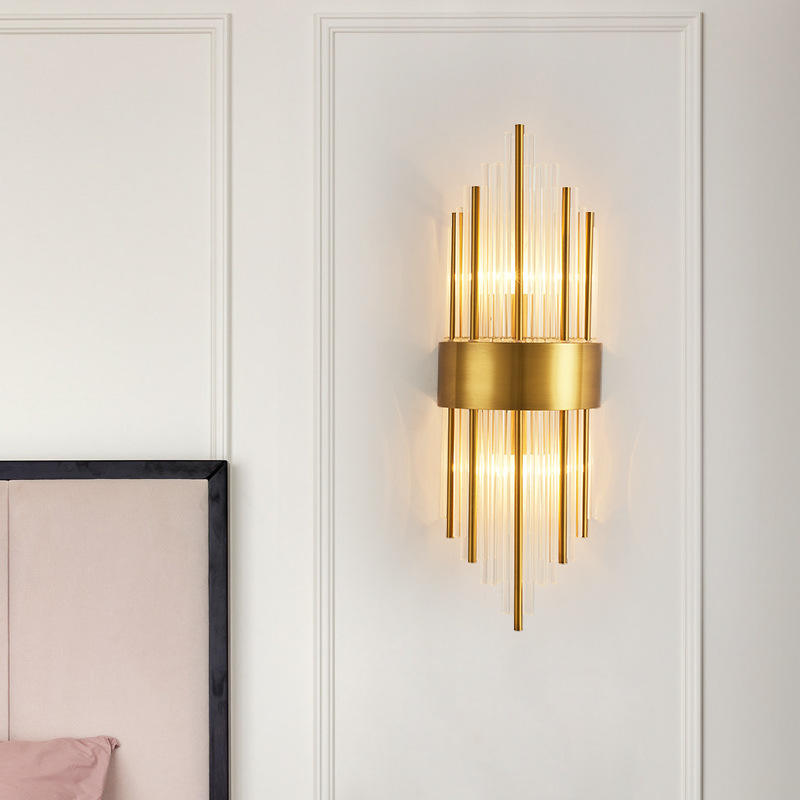 Modern household indoor lighting LED linear wall light is applicable to bedroom and living room wall lamp luxury lights for home