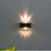 Transparent Up And Down Solar Wall Lamp Outdoor Waterproof Household Garden Terrace Balcony Atmosphere Decor Light
