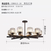 70W Pendant Light dining room chandelier foyer chandelier Black Led Nordic Design Aluminum Modern Luminous Lamp Lighting Living Packing Room