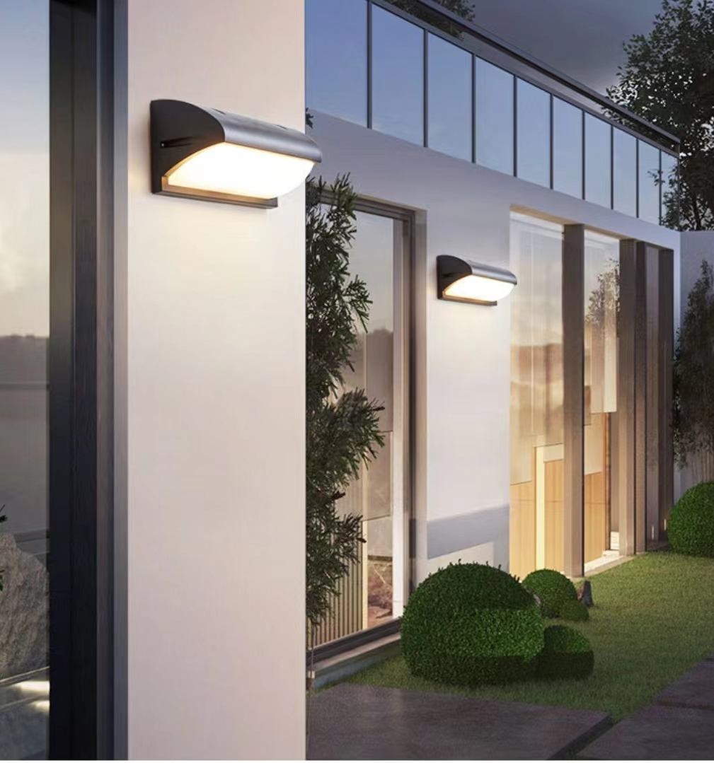 12W LED outdoor wall lamp Waterproof led wall light simple aisle stairs courtyard light balcony wall light super bright