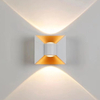 6W 12W Bow Wall Lamp Waterproof LED Wall Light Garden Household Decorative Lights Factory Price Black And White Housing
