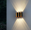 Garden Glass Wall Lamps Outdoor Exterior Light Fixture Retro IP65 Waterproof LED for House Porch Corridor Gateway&Gate Patio