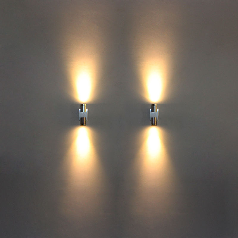 2x1W AC85-265V Aluminum Modern LED Wall Lights Wall Lamp Sconce Mirror Light for Indoor Wall Decoration or Lighting2x1W AC85-265V Aluminum Modern LED Wall Lights Wall Lamp Sconce Mirror Light for Indoor Wall Decoration Or Lighting