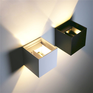 Factory Supply Outdoor Lighting Led Wall Sconce Lights Waterproof Aluminum for Living Room Garden Decoration