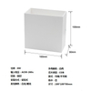 Led Aluminum Wall Lamp Indoor And Outdoor Simple Light-emitting Decorative Bedside Wall Lamp