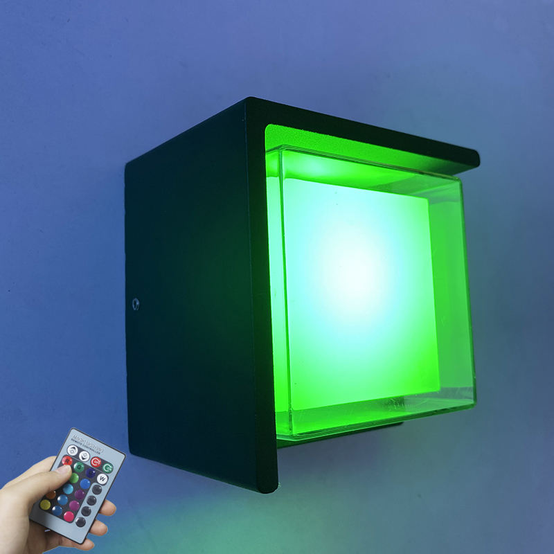 RGB outdoor wall lamp IP65 waterproof wall light for indoor outdoor Garden light Tuya App Control Lighting