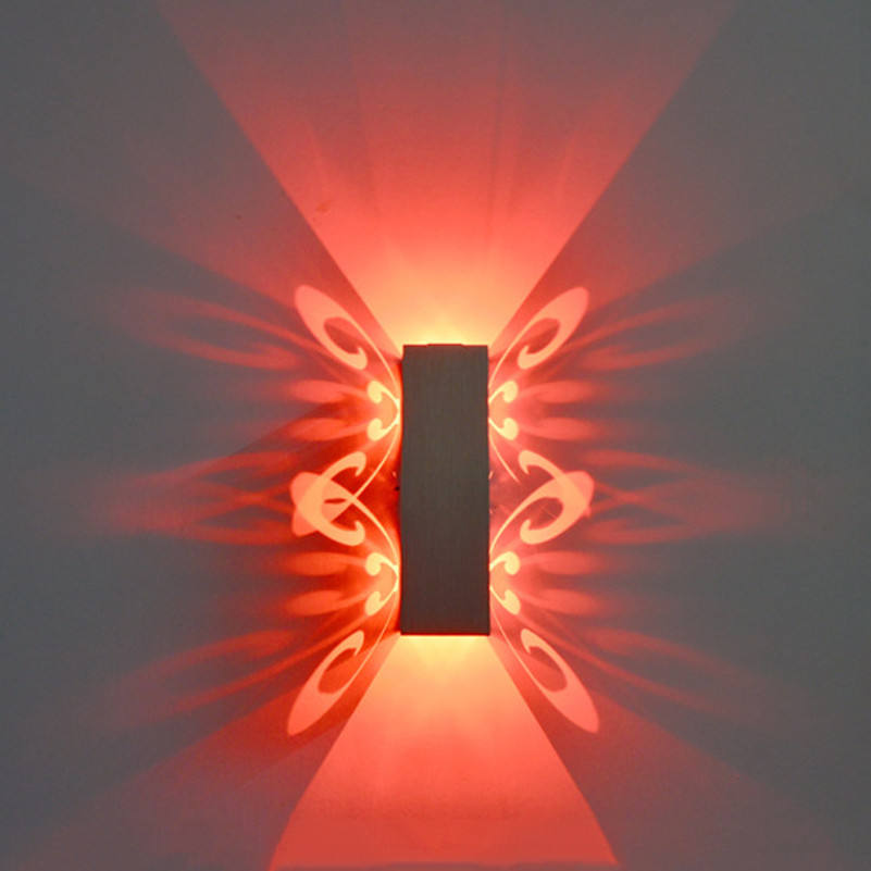 Aluminum RGB Projection lamp for indoor residential Deco bar hotel restaurant lighting up down nightlight LED light