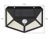 Best Outdoor Backyard Garden Stair Waterproof IP67 Solar Power 4 Sides Lighting Wall Lamp LED Motion Sensor Led Solar Light