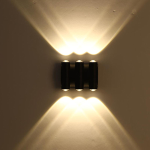 Modern Wall Lamp IP65 Outdoor Lighting Indoor Waterproof 8W LED Wall Lamp Living Room Aisle Park Landscape Garden Light