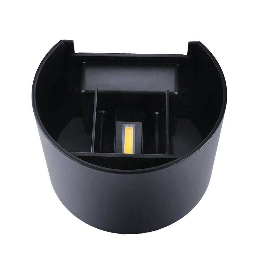 Waterproof semicircle design led wall light 6W outdoor lighting with factory direct price fixtures sconces light lamp sconce