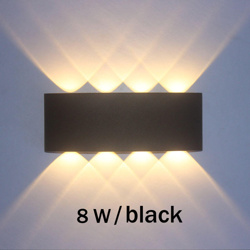 Up And Down Wall Lamp 6W Waterproof Outdoor Garden Porch Sconce Lighting Be in Great Demand Hot Sale No Battery Wall-Mounted