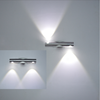 Hot sale factory direct price hotel room wall light double lamp head