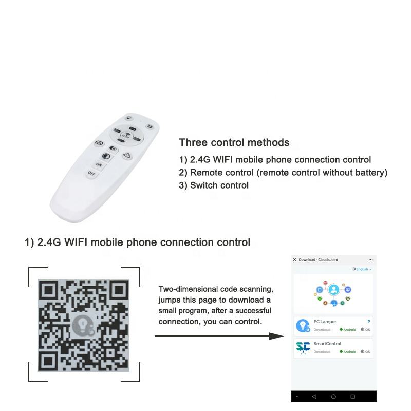 21W LED Wandspot Smart 2.4G Dimming Indoor Rooms Aluminum Wall Light With Controller In Stock