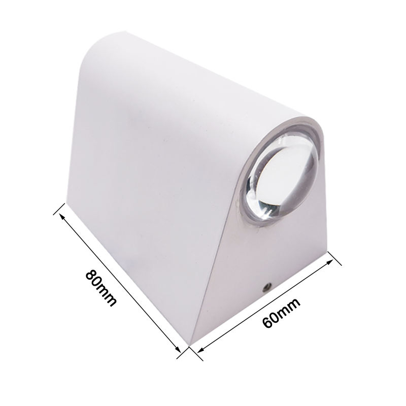 Modern 2W Wall Lights Bathroom Wall Mounted Sconce Waterproof Aluminum LED Wall Lamp Industrial Decoration Lighting Fixtures