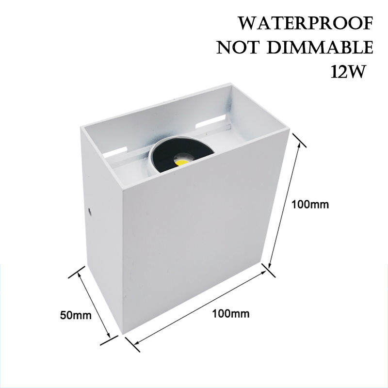 Ip65 Led Wall Lamp Industrial COB Waterproof Aluminum Wall Lamp for Garden Decoration
