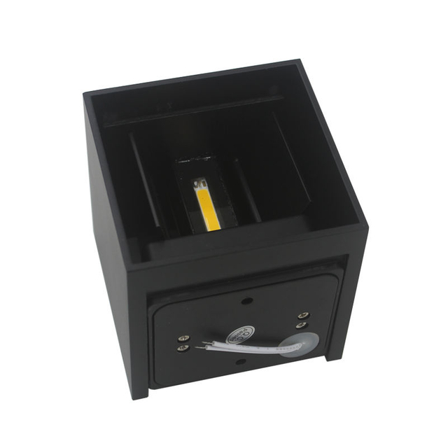 Adjustable IP65 Waterproof Indoor & Outdoor Cube Cob LED Wall Lamp Living Bedroom Aluminum Up And Down Led Garden Porch Light