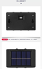 Led Garden Solar Light Aluminum Light with Motion Sensor led solar outdoor light