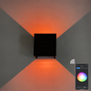 9W Waterproof Wandlamp HG Wall Mounted LED Wall Lamp RGB Bedside Color Wifi Changing Google Assistant And Amazon Alexa