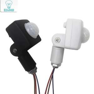 40mm PIR Detector Rotate Adjustable 180 Degrees Infrared Ray Human Motion Sensor Time Delay Switch