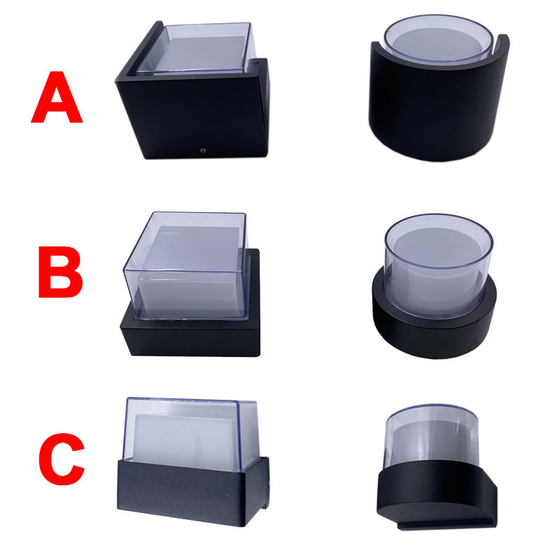 New 5W Good Waterproof Acrylic Led Wandlamp Outdoor Lighting Wall Sconce Rgb with Remote Control