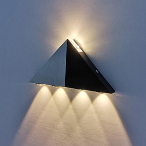 Decorative led light Triangular wall lamp and indoor nightlight with factory price