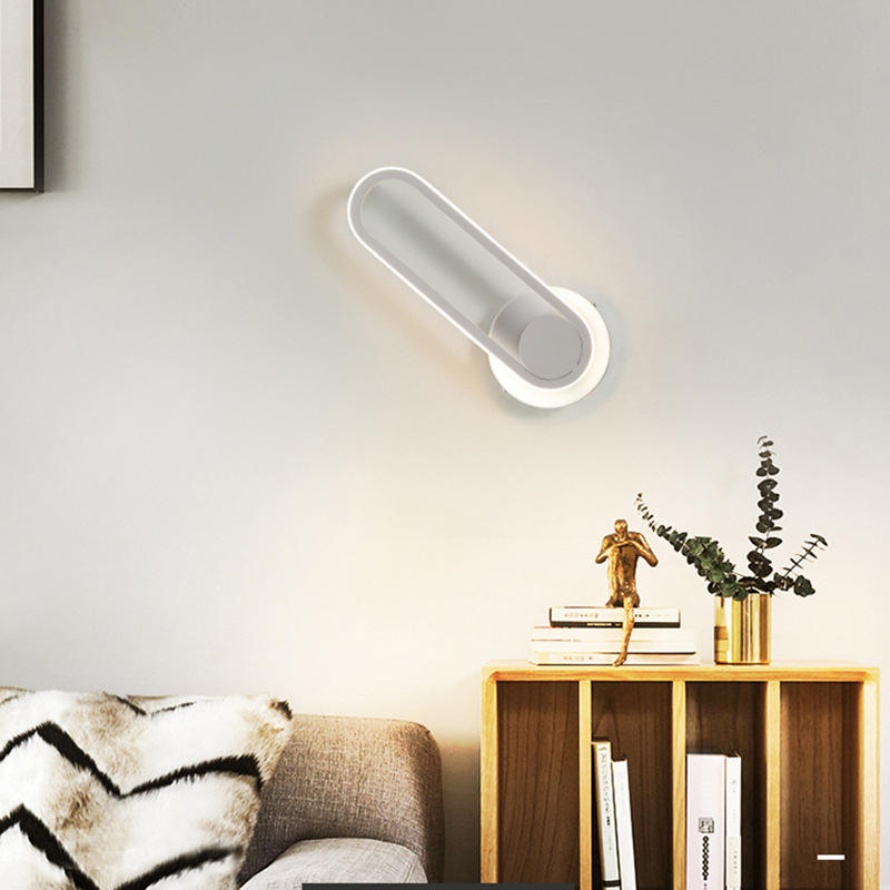 12W Wall Lamp LED Indoor Lighting Live Light Boards Bedside Lamp Led Sconce Stair Luminria Solar Wandleuchten Wall Mounted Led Wall Lgiht